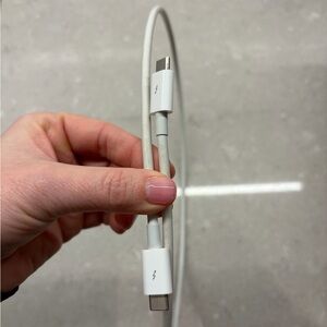 Apple Thunderbolt Pro White USB-C Charging Cable
